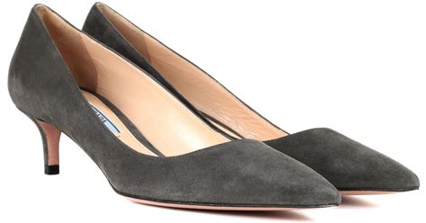 prada suede pumps nordstrom|prada kitten heel pumps.